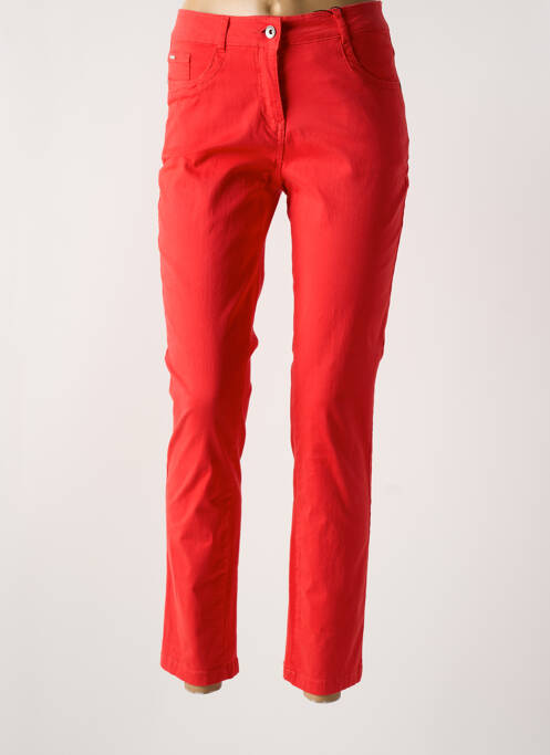 Pantalon slim roșu BRANDTEX femeie