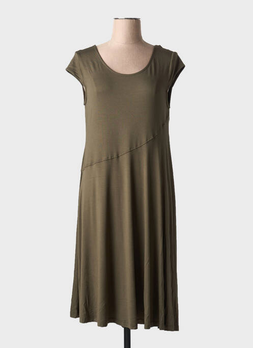 Rochie midi verde MALOKA femeie