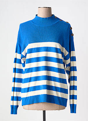 Pulover albastru ICHI femeie