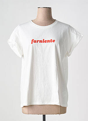 Tricou alb GRACE & MILA femeie