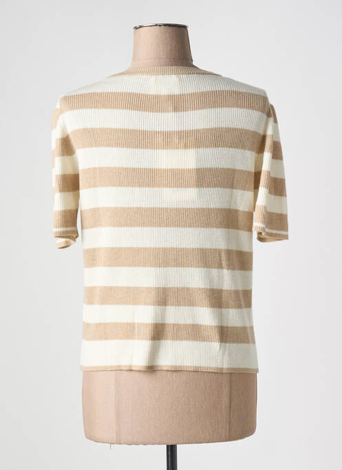 Vestă cu mâneci scurte bej ARTLOVE femeie