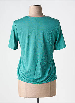 Tricou guler în v mâneci scurte verde STREET ONE femeie