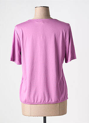 Tricou guler în v mâneci scurte violet STREET ONE femeie