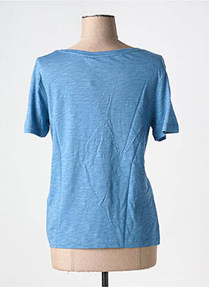 Tricou guler în v mâneci scurte albastru VILA femeie