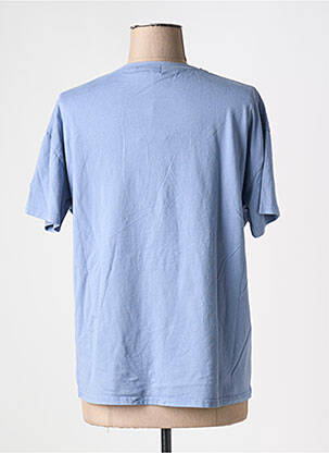 Tricou croială dreaptă mâneci scurte albastru INSPIRATION STUDIO femeie