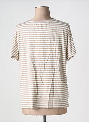Tricou elasticitate mâneci scurte maro STREET ONE femeie