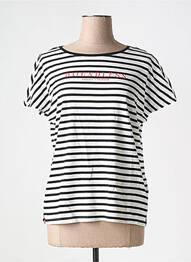 Tricou elasticitate mâneci scurte negru STREET ONE femme