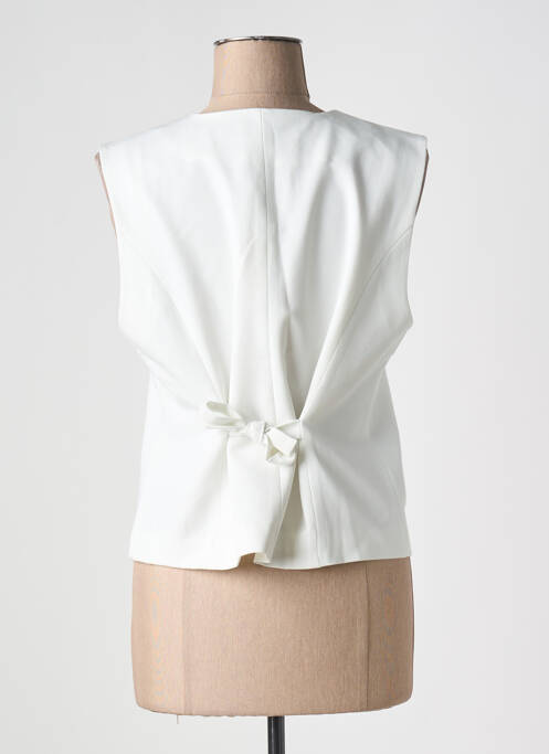 Vestă fără mâneci alb B.YOUNG femeie