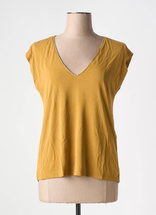 Tricou galben VILA femeie