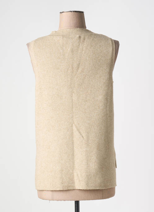 Pulover bej VILA femeie