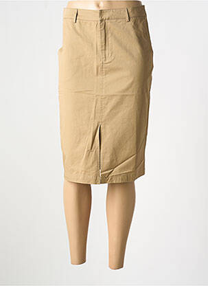 Fustă midi maro GRACE & MILA femeie