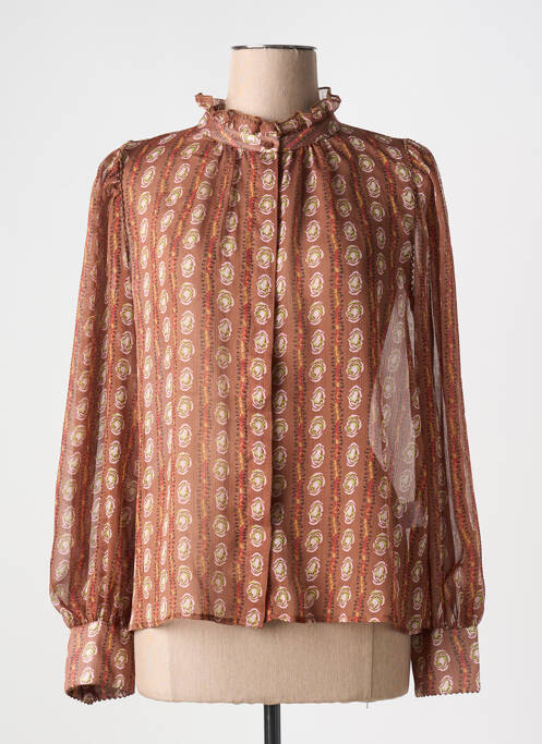 Cămașă maro LAURE + MAX femeie