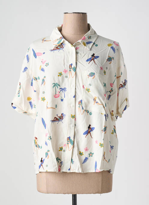 Cămașă alb PIECES femeie