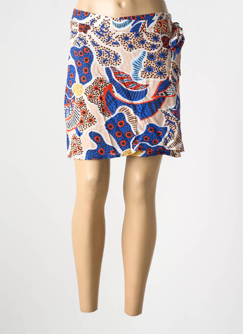 Fustă scurtă albastru LAURE + MAX femeie