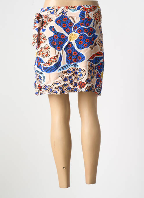 Fustă scurtă albastru LAURE + MAX femeie