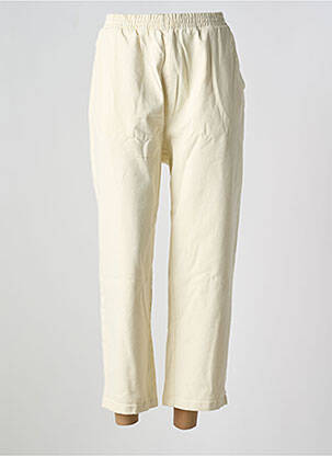 Pantalon 7/8 elasticitate mărime normală bej ICHI femeie