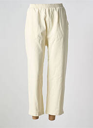 Pantalon 7/8 elasticitate mărime normală bej ICHI femeie