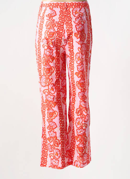 Pantalon drept roșu LAURE + MAX femeie