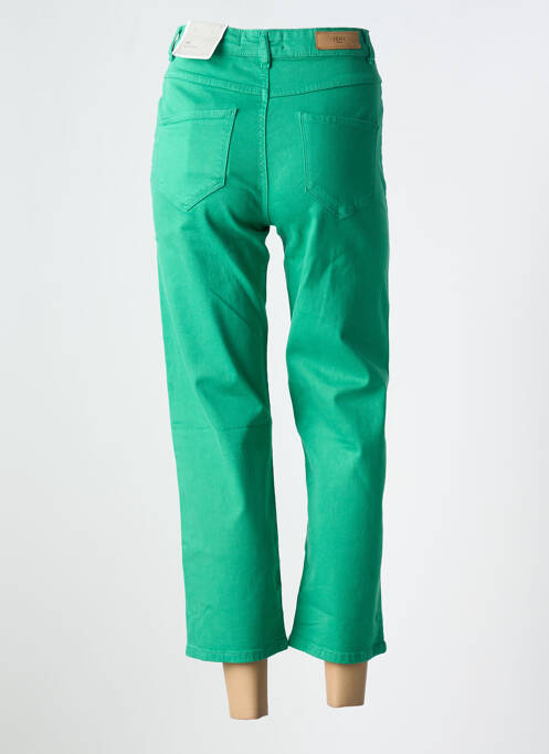 Blugi cu croială dreaptă verde ICHI femeie