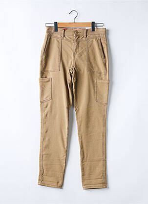 Pantalon slim bej STREET ONE femeie