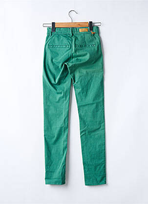 Pantalon slim buzunare verde HAPPY femeie