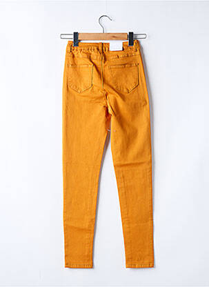 Pantalon slim buzunare portocalie VILA femeie