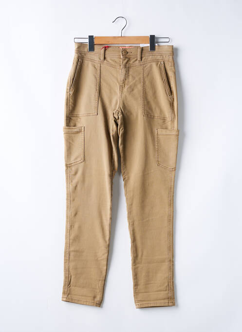 Pantalon slim bej STREET ONE femeie