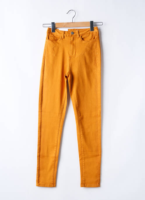 Pantalon slim portocaliu VILA femeie
