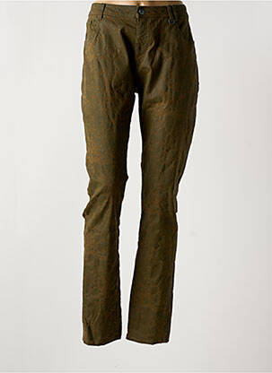 Pantalon slim verde MADO ET LES AUTRES femeie