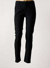 Pantalon slim conic talie înaltă negru I.QUING femme