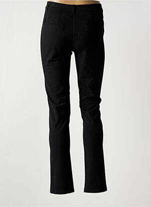 Pantalon slim talie înaltă talie înaltă negru I.QUING femeie