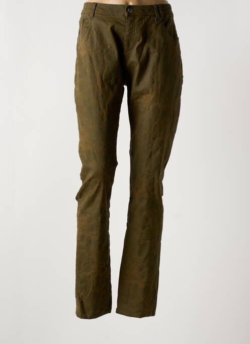 Pantalon slim verde MADO ET LES AUTRES femeie