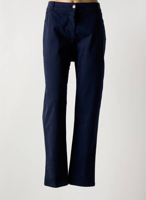 Pantalon slim albastru MALOKA femeie