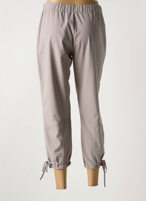 Pantalon trei sferturi gri QUATRE VINGT JOURS femeie