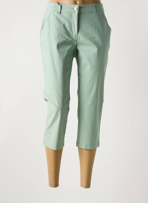 Pantalon trei sferturi verde ÉTYMOLOGIE femeie