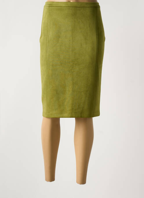 Fustă midi verde QUATRE VINGT JOURS femeie