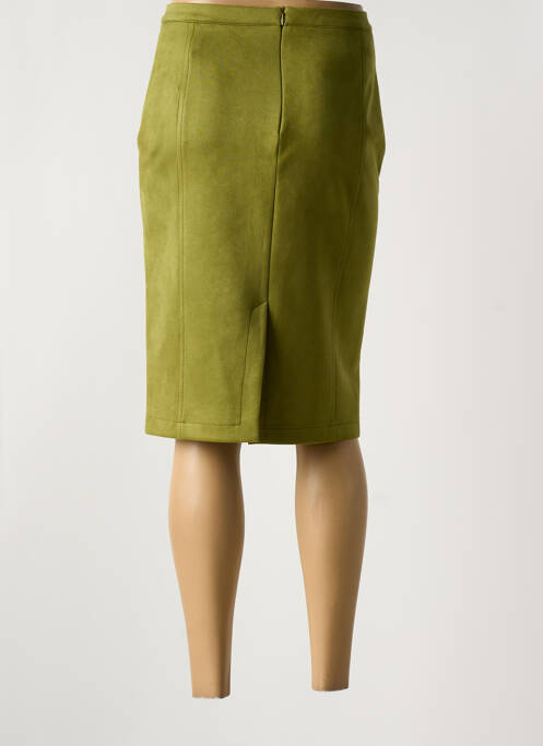 Fustă midi verde QUATRE VINGT JOURS femeie