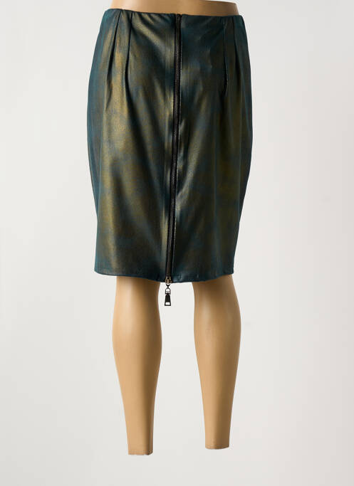 Fustă midi verde REVD'ELLE femeie