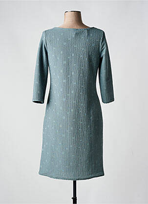Rochie midi mâneci 3/4 mâneci 3/4 verde MIELO MODA femeie