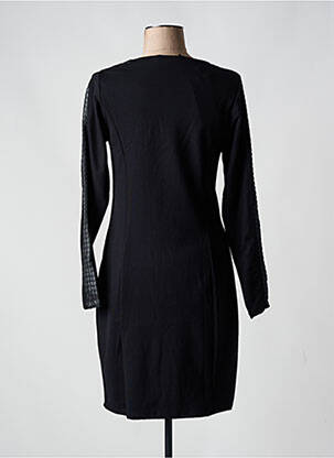 Rochie midi mâneci lungi mâneci lungi negru MALOKA femeie