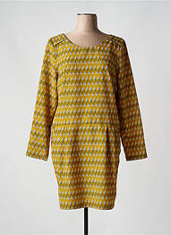 Rochie scurtă mâneci lungi mâneci lungi galben LES FILLES DE NEAUX femme