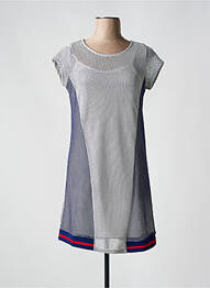 Rochie scurtă mâneci scurte mâneci scurte albastru SMASH WEAR femeie