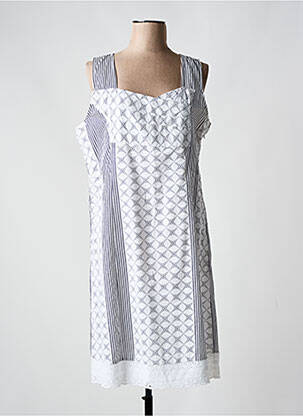 Rochie midi albastru FIGURE LIBRE femeie