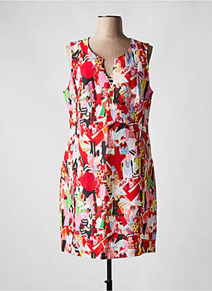 Rochie midi roșu MALOKA femeie