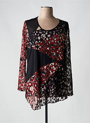 Tunică mâneci lungi negru FELINO femeie