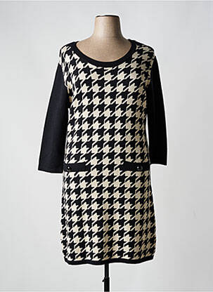 Rochie midi mâneci lungi mâneci lungi negru PURPLEROSE femeie