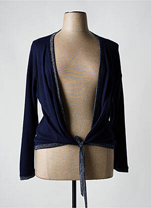 Vestă cu mâneci lungi albastru MALOKA femeie