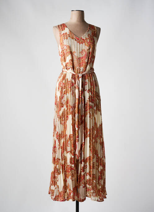 Rochie lungă portocaliu NIZA femeie