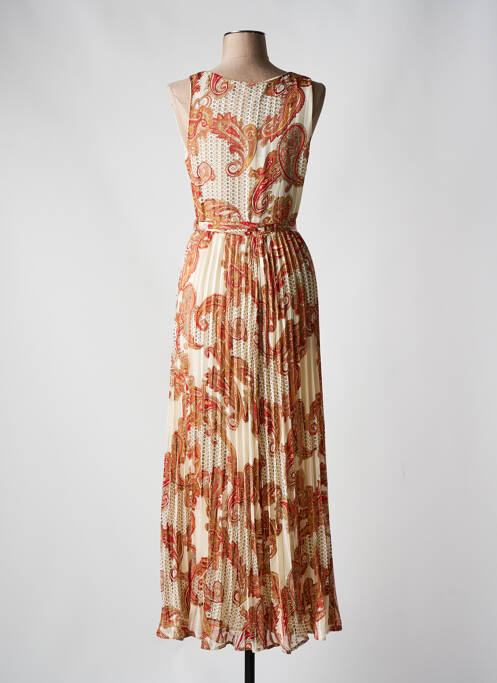 Rochie lungă portocaliu NIZA femeie