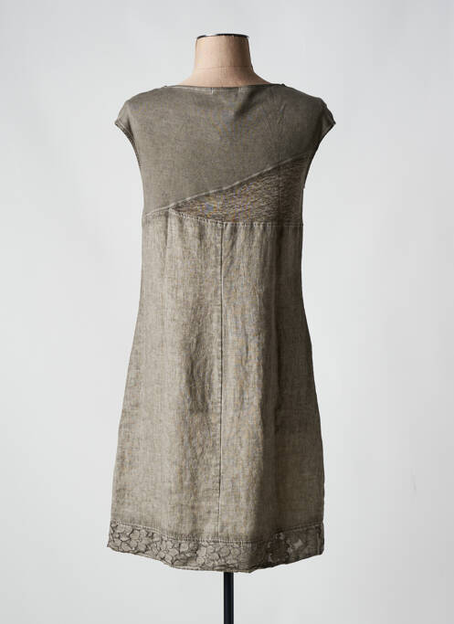 Rochie scurtă gri MALOKA femeie